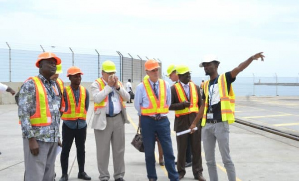 A delegation from France&#039;s port industry recently visited the Port of Loméa, finds its terminals impressive