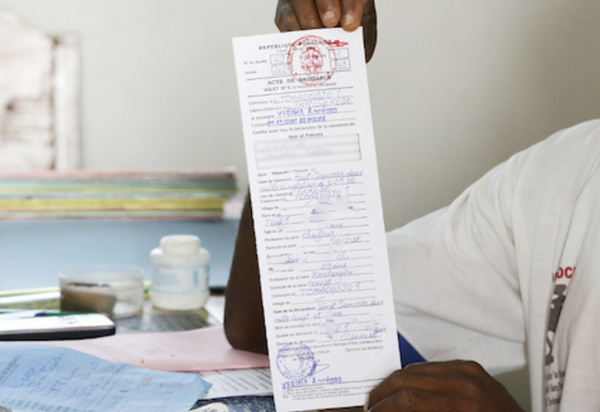 Togo : zoom sur la délivrance de l’acte de naissance
